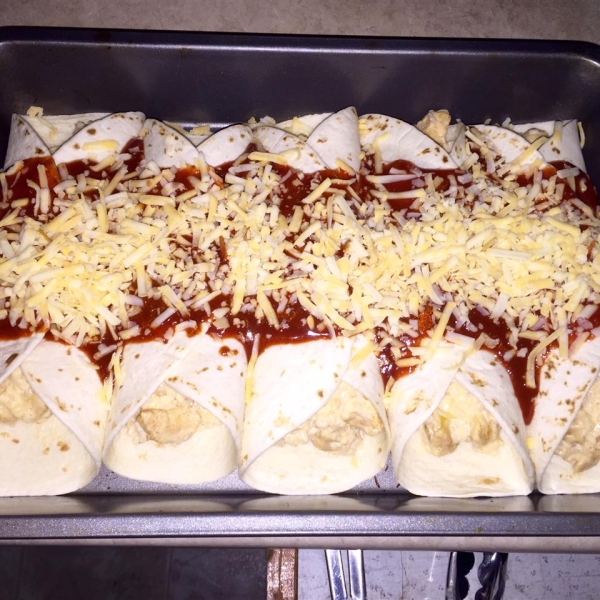 Mild Cheesy Chicken Enchiladas