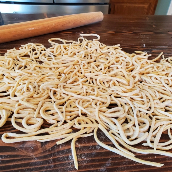 Grandma's Chicken Soup with Homemade Noodles