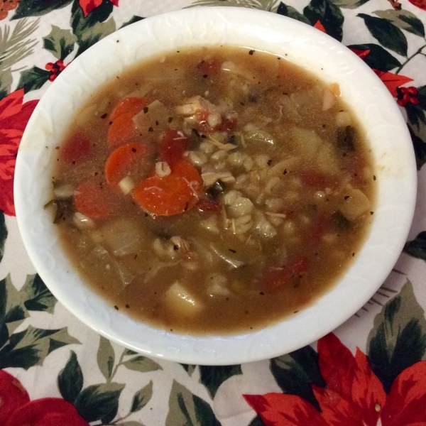 Turkey Carcass Soup