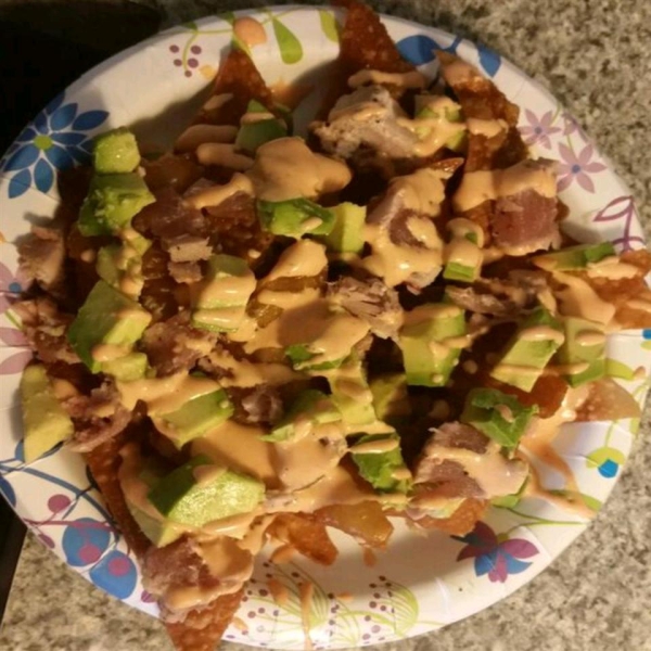 Ahi Nachos