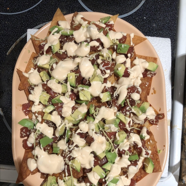 Ahi Nachos