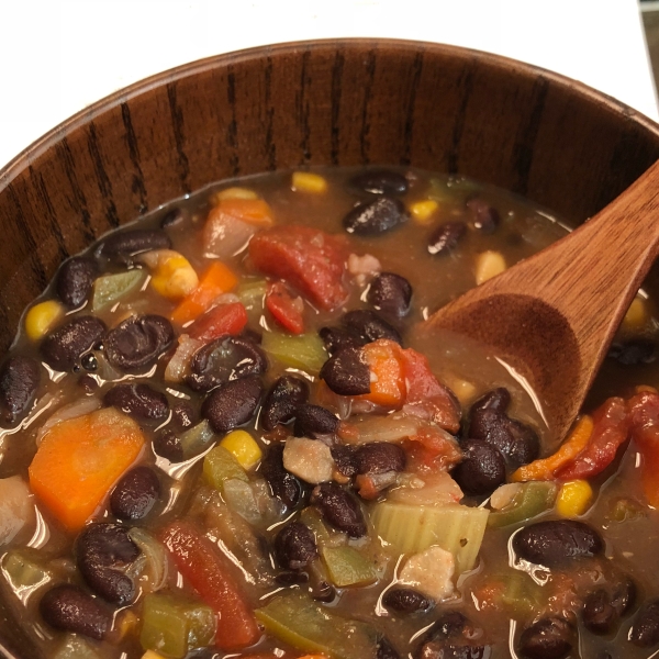 Easy Vegan Black Bean Soup