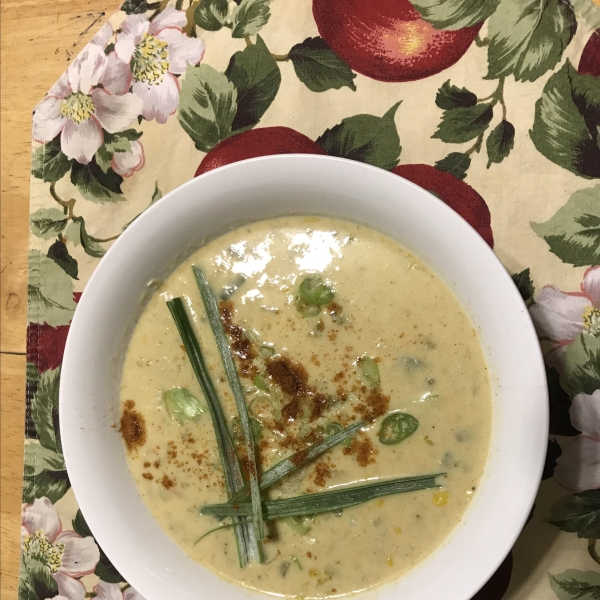 Creole Crab and Corn Chowder