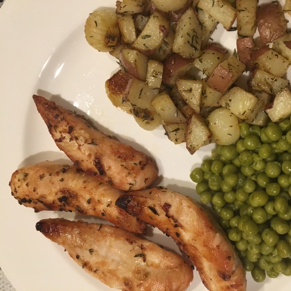 Broiled Herb Butter Chicken