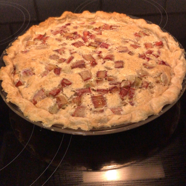 Rhubarb Custard Pie V