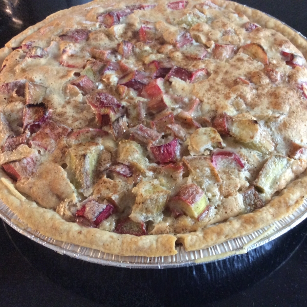 Rhubarb Custard Pie V