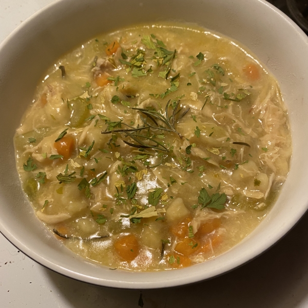 Easy Chicken and Dumplings with Vegetables