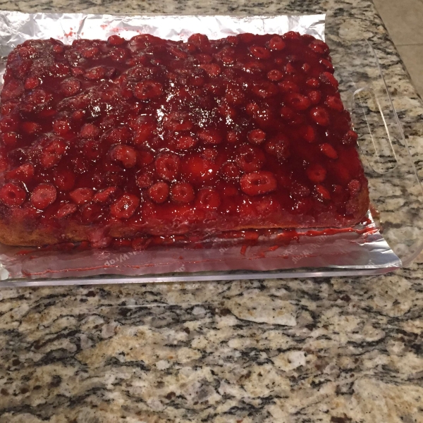 Fresh Strawberry Upside Down Cake