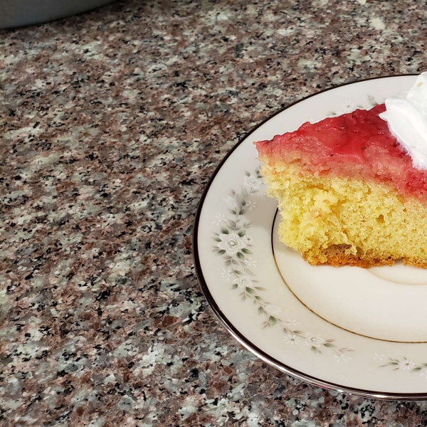 Fresh Strawberry Upside Down Cake