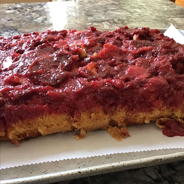 Fresh Strawberry Upside Down Cake