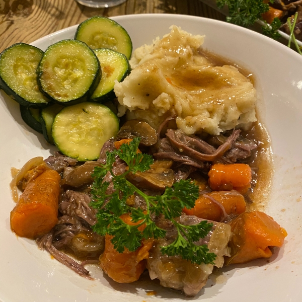 Instant Pot® Pot Roast with Potatoes and Carrots