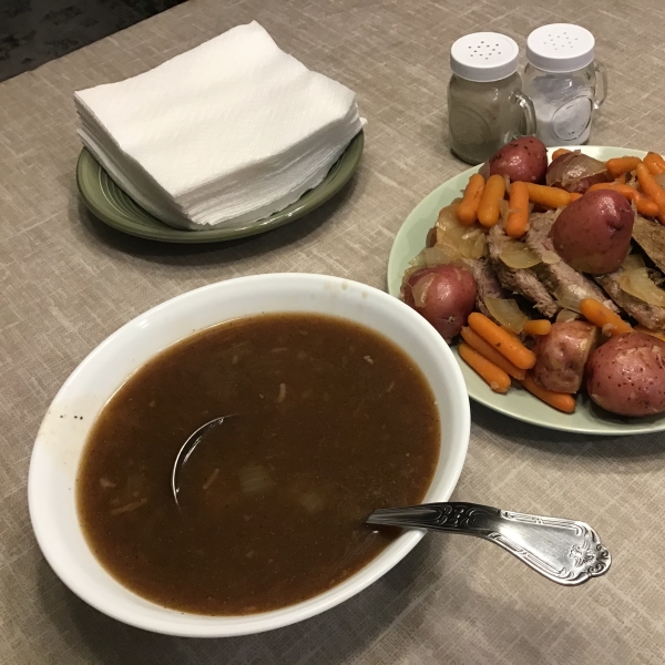 Instant Pot® Pot Roast with Potatoes and Carrots