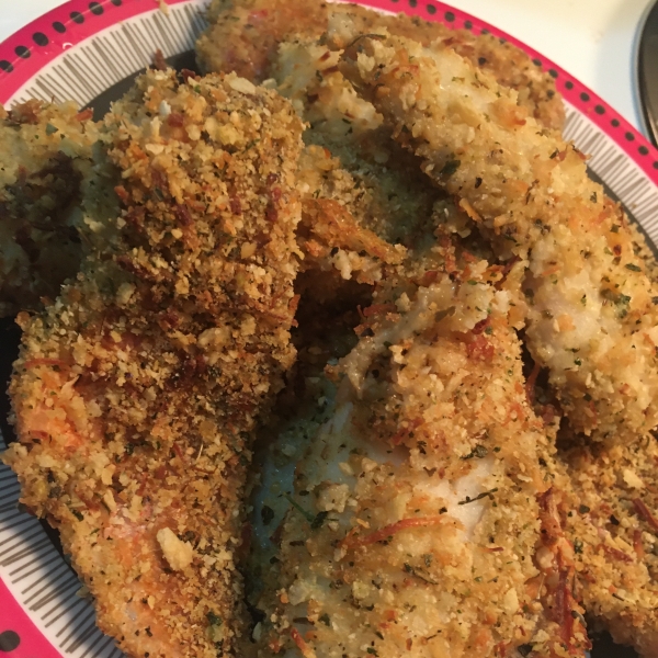 Baked Butter Herb Perch Fillets