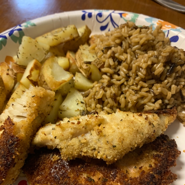 Baked Butter Herb Perch Fillets