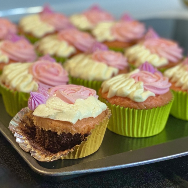 Neapolitan Cupcakes