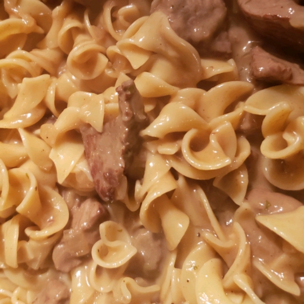Susan's Beef Stroganoff