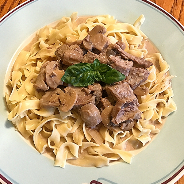 Susan's Beef Stroganoff