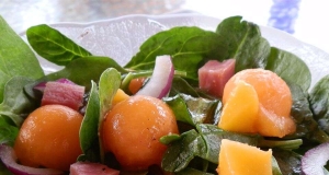 Springtime Ham and Spinach Salad