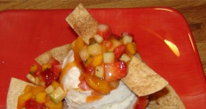 Tortilla Sundae With Minted Mango Salsa