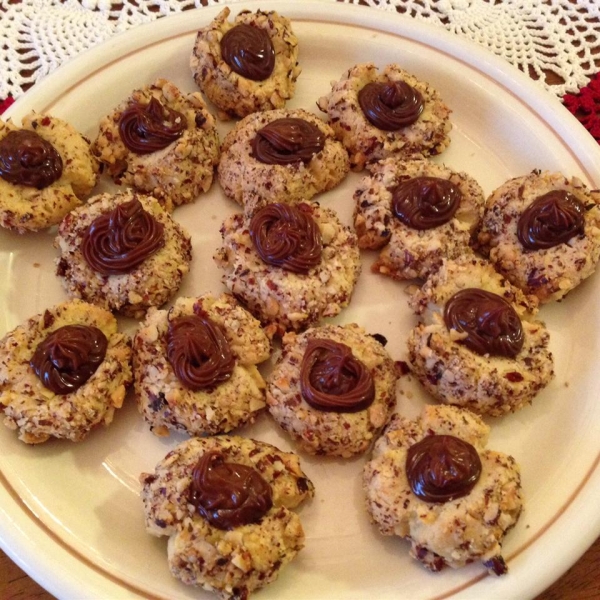 Chocolate-Hazelnut Thumbprints