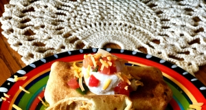 Kid-Friendly Chicken Chimichangas