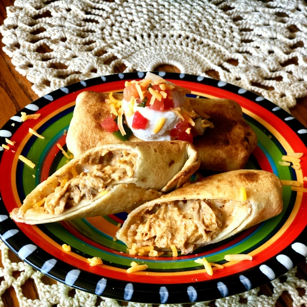 Kid-Friendly Chicken Chimichangas