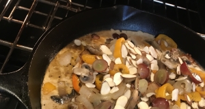 Pork Chops with Grapes and Almonds