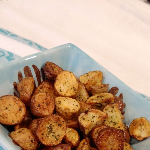 Air Fryer Garlic and Parsley Baby Potatoes