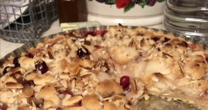 Streusel Topped Cranberry Pear Tart