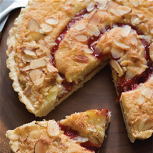 Streusel Topped Cranberry Pear Tart