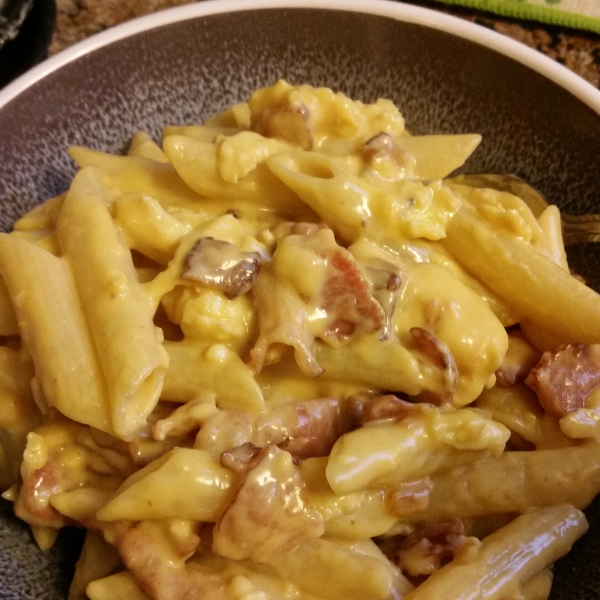 Bacon & Eggs Spaghetti