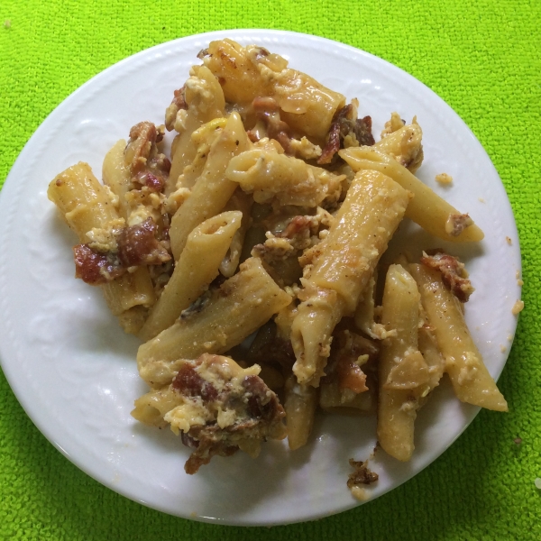 Bacon & Eggs Spaghetti