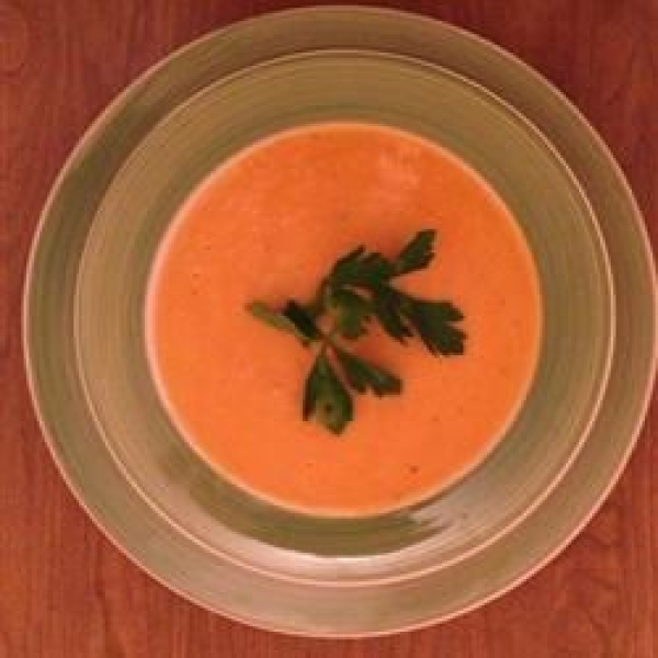 Vegan Butternut Squash Soup with Almond Milk