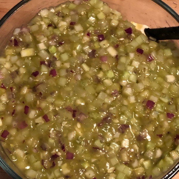 Fennel Cucumber Salsa