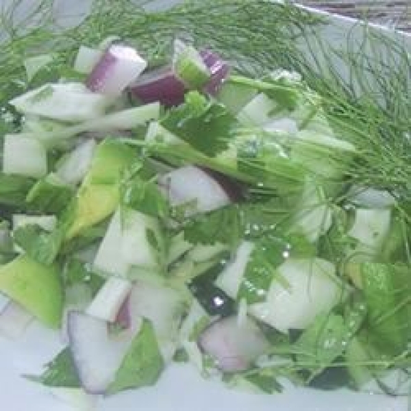 Fennel Cucumber Salsa