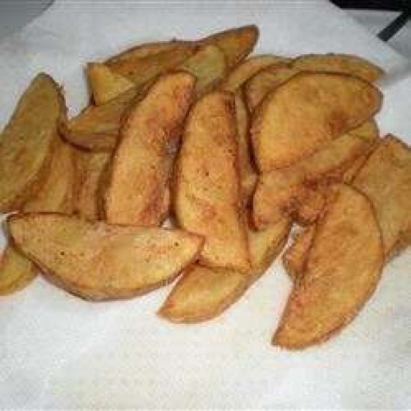 Fried Potato Wedges