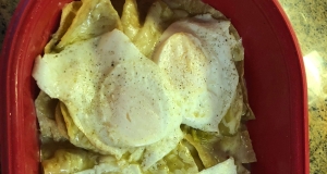 Easy Microwave Chilaquiles