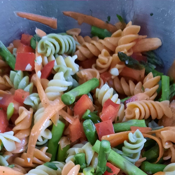 Whole Wheat Rotini Pasta Salad