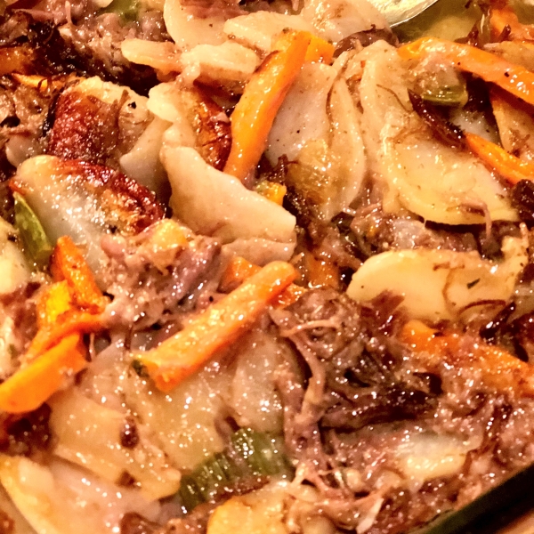 Leftover Pot Roast Casserole