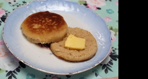 Honey Whole Wheat English Muffins