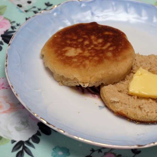 Honey Whole Wheat English Muffins