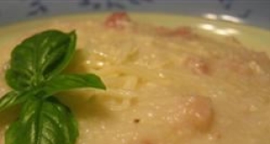 Grits With Parmesan and Prosciutto