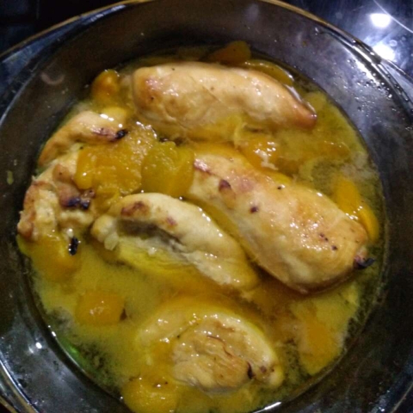 Moroccan Peach Roasted Chicken