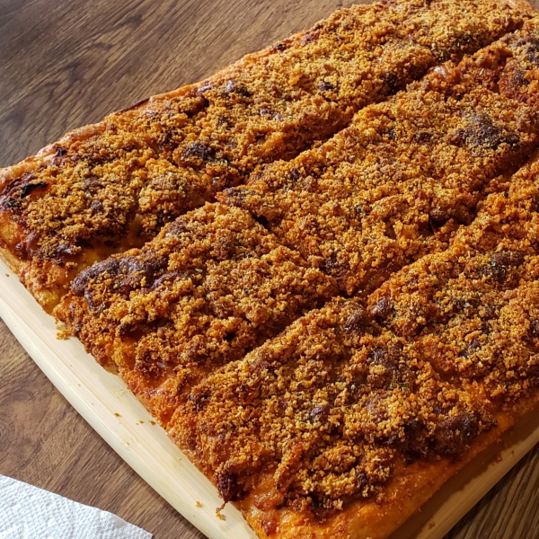 Sicilian Christmas Pizza (Sfincione)