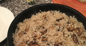 Barley Mushroom Risotto