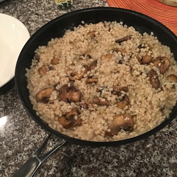 Barley Mushroom Risotto