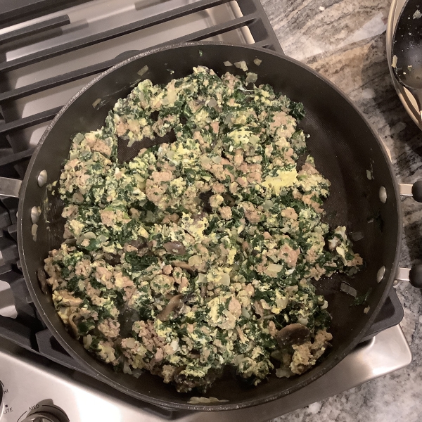 Joe's Special Beef and Spinach Scramble