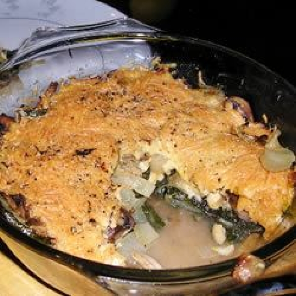 Spinach and Mushroom Casserole