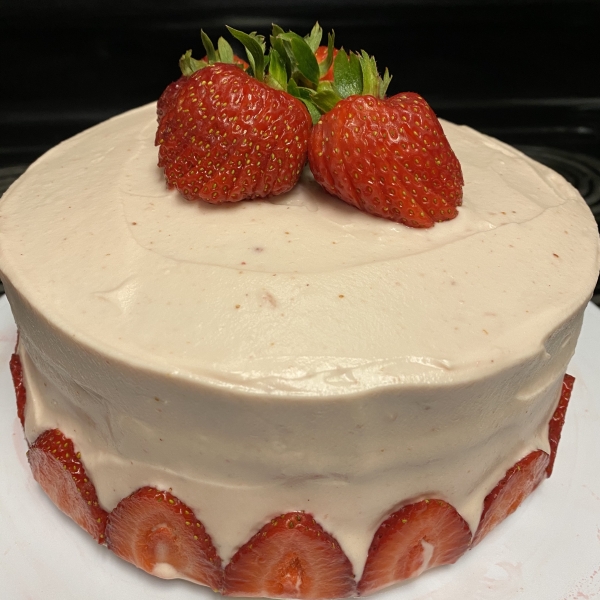 Whipped Strawberry Cream Cheese Frosting