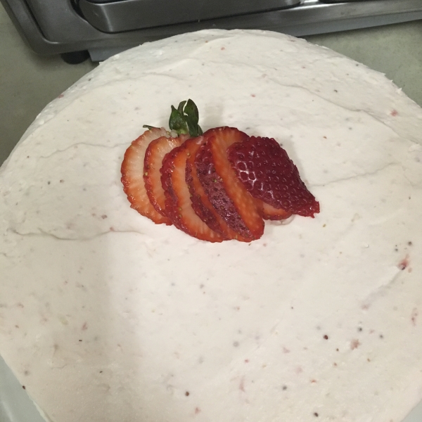 Whipped Strawberry Cream Cheese Frosting